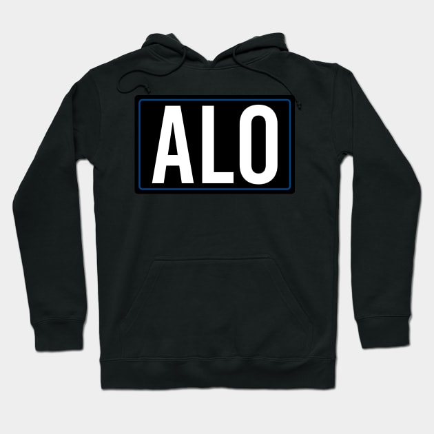 Alonso - Driver Tag Hoodie by GreazyL